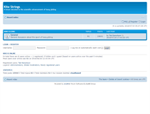 Tablet Screenshot of kitestrings.org